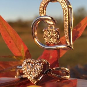 Ring & Pendant set, 925 Sterling Silver!